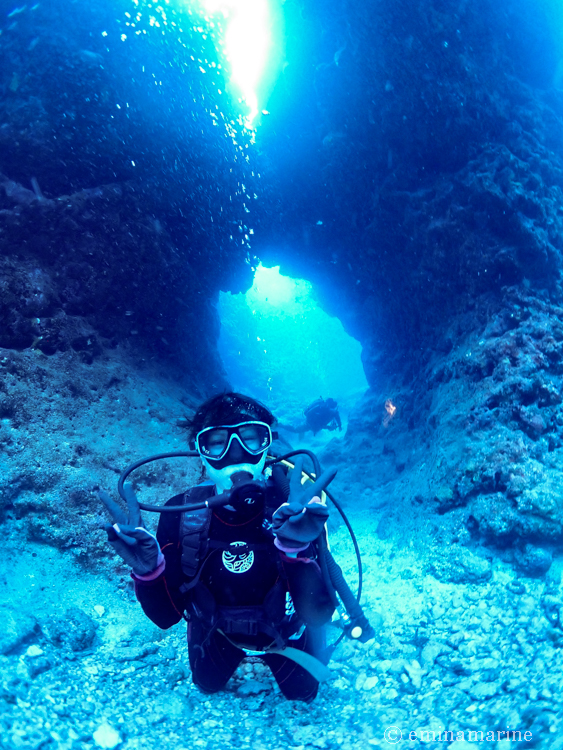 ２日目の体験ダイビング